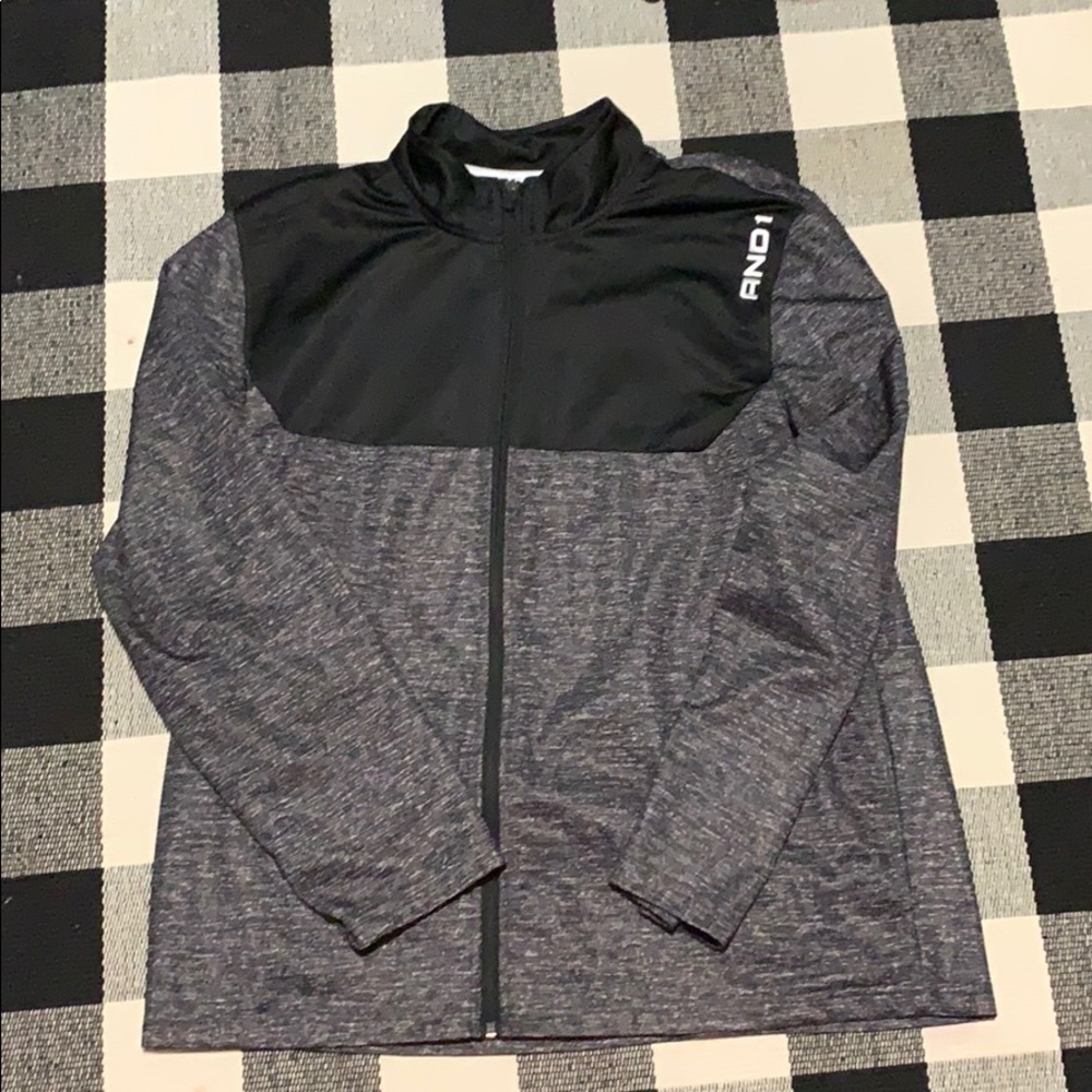And1 gray and black jacket